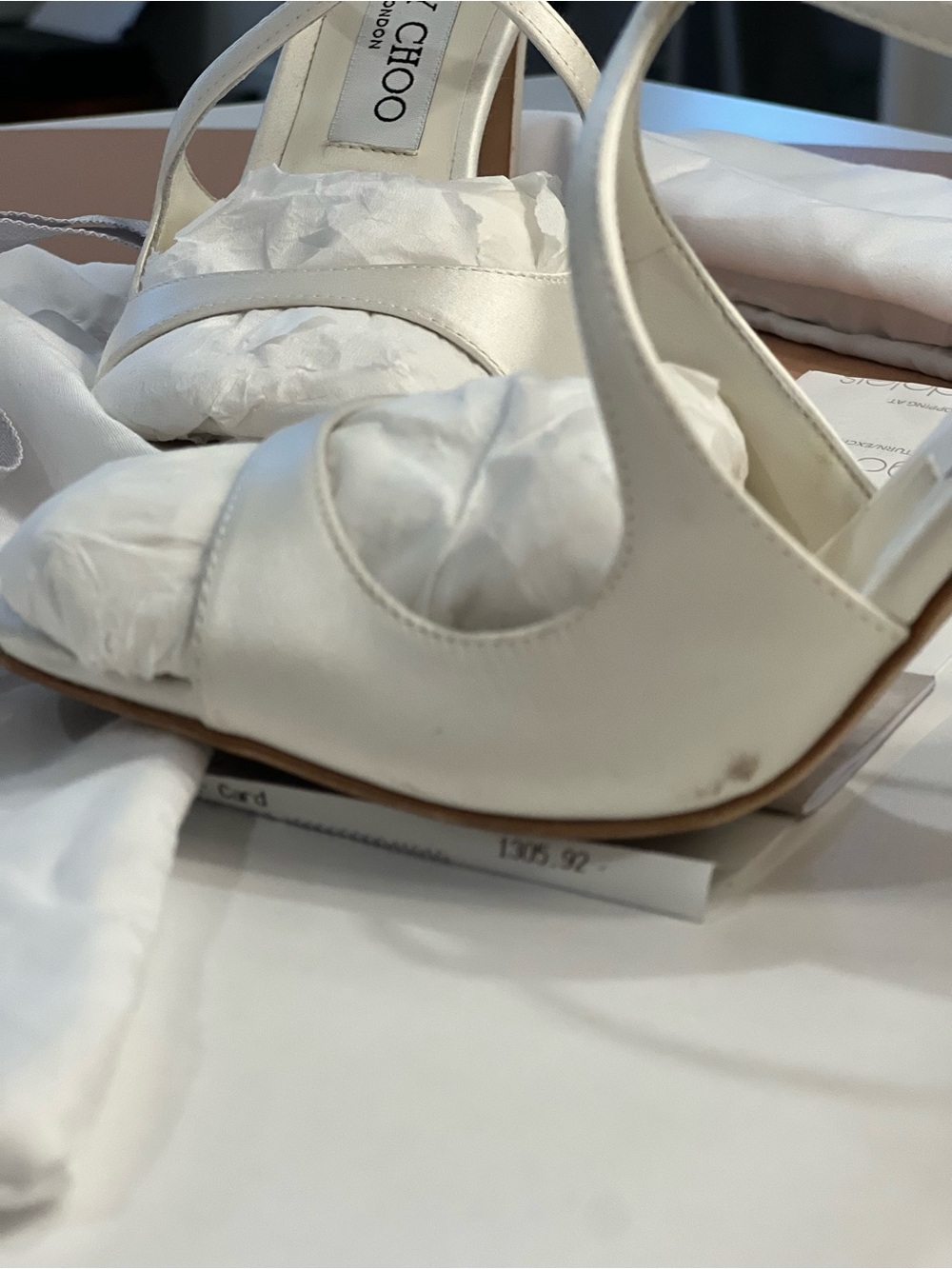 Jimmy Choo satin slip on stiletto heels - Picture 9 of 13